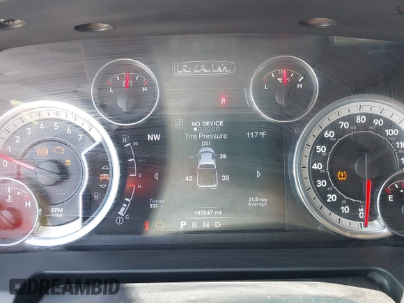 2016 Ram 1500 Lone Star z VIN 1C6RR6LT5GS209519, wystawiony jako IAAI lot #41983512 z przebiegiem 197 647 mil mil oraz . Historia ofert i sprzedaży dostępna na DreamBid. Obrazek 7.