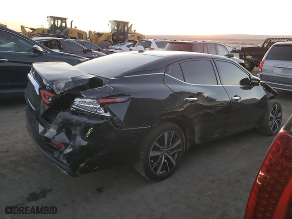 2021 Nissan Maxima SV with VIN 1N4AA6CV6MC512027, listed as a Copart auction lot 85997454 with 0 mi miles and Salvage Title. Bid and sale history available at carsss.com. Image 3.