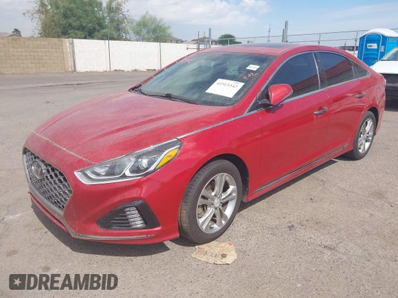 2018 Hyundai Sonata SEL with VIN 5NPE34AF4JH609393, listed as a IAAI auction lot 41915342 with 87,467 mi miles and . Bid and sale history available at DreamBid. Image 17.