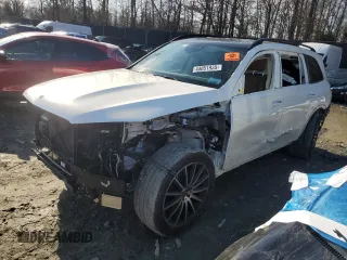 2024 Mercedes-Benz GLS 580 z VIN 4JGFF8FE6RB133451, wystawiony jako Copart lot #44051935 z przebiegiem 6517 mil mil oraz Szkody całkowita. Historia ofert i sprzedaży dostępna na DreamBid. Obrazek 1.