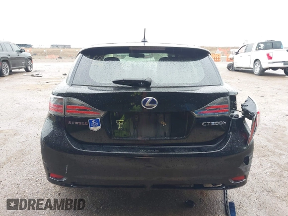 2011 Lexus CT 200h with VIN JTHKD5BH3B2043301, listed as a IAAI auction lot 41958504 with 139,080 mi miles and . Bid and sale history available at carsss.com. Image 16.