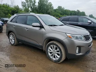 2015 Kia Sorento EX with VIN 5XYKUDA79FG624656, listed as a Copart auction lot 59947005 with 124,509 mi miles and Clean title. Bid and sale history available at DreamBid. Image 4.