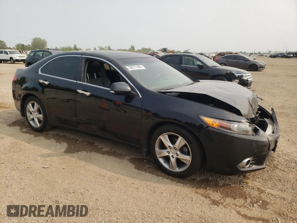 2012 Acura TSX Technology with VIN JH4CU2F67CC027562, listed as a Copart auction lot 59271365 with 176,171 mi miles and Salvage title. Bid and sale history available at DreamBid. Image 4.