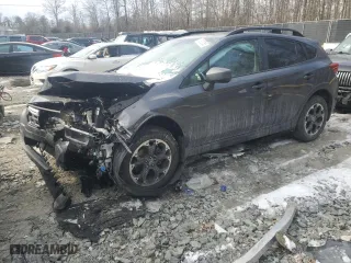 2021 Subaru Crosstrek Premium with VIN JF2GTAEC7M8651410, listed as a Copart auction lot 41922085 with 59,482 mi miles and Salvage Title. Bid and sale history available at carsss.com. Image 1.