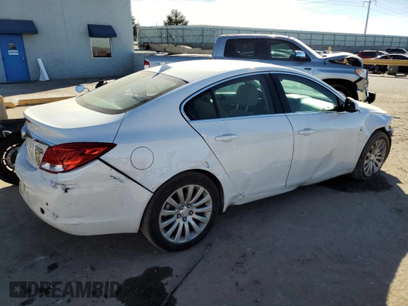 2011 Buick Regal CXL RL6 with VIN W04GU5GC8B1006393, listed as a Copart auction lot 87379844 with 112,188 mi miles and Salvage Title. Bid and sale history available at carsss.com. Image 3.