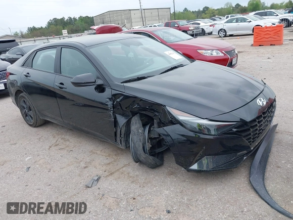 2023 Hyundai Elantra SEL with VIN KMHLM4AGXPU520757, listed as a IAAI auction lot 41892115 with 22,460 mi miles and . Bid and sale history available at DreamBid. Image 1.