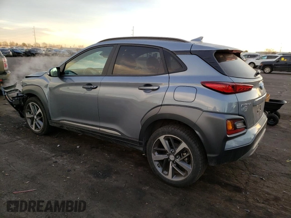 2020 Hyundai Kona Limited with VIN KM8K3CA50LU542137, listed as a Copart auction lot 71303652 with 7,416 mi miles. Bid and sale history available at carsss.com. Image 2.