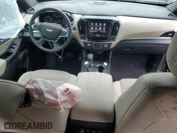 2024 Chevrolet Traverse LS with VIN 1GNESTKWXRJ139814, listed as a Copart auction lot 58866285 with 19,985 mi miles and Salvage title. Bid and sale history available at DreamBid. Image 8.