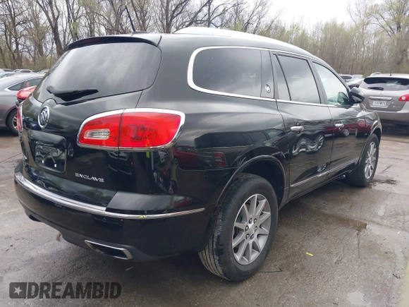 2017 Buick Enclave Leather with VIN 5GAKRBKD1HJ286765, listed as a IAAI auction lot 41925210 with 114,346 mi miles and . Bid and sale history available at DreamBid. Image 4.