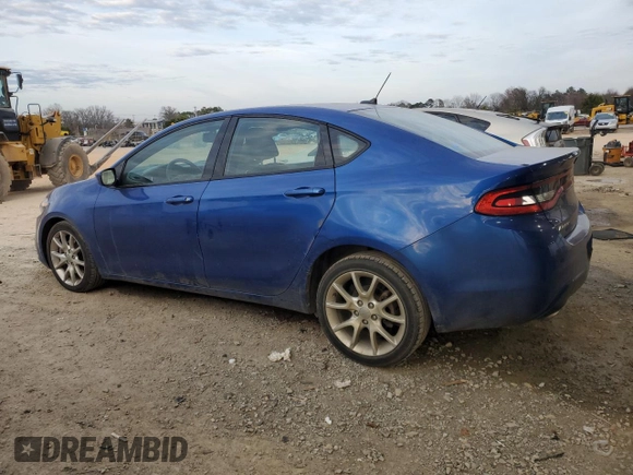 2013 Dodge Dart Rallye with VIN 1C3CDFBH9DD147265, listed as a Copart auction lot 45972805 with 144,995 mi miles and Salvage Title. Bid and sale history available at carsss.com. Image 2.