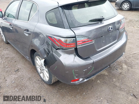 2012 Lexus CT 200h with VIN JTHKD5BH5C2122244, listed as a IAAI auction lot 42499720 with 180,789 mi miles and . Bid and sale history available at DreamBid. Image 12.