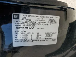 2008 Chevrolet Silverado 1500 LTZ with VIN 3GCEC13J68G184343, listed as a Copart auction lot 55662185 with 179,789 mi miles and Salvage Title. Bid and sale history available at DreamBid. Image 13.