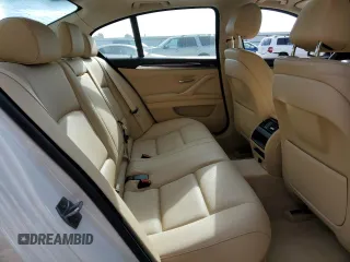 2015 BMW 5 Series 528i with VIN WBA5A5C58FD522722, listed as a Copart auction lot 51345595 with 68,683 mi miles and Salvage Title. Bid and sale history available at DreamBid. Image 10.