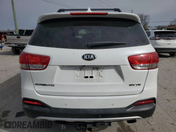 2017 Kia Sorento EX with VIN 5XYPHDA58HG249452, listed as a Copart auction lot 48402245 with Not Provided miles and Salvage Title. Bid and sale history available at DreamBid. Image 6.