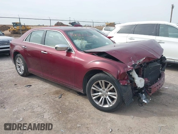 2016 Chrysler 300 with VIN 2C3CCAEG0GH334362, listed as a IAAI auction lot 41736016 with 57,416 mi miles. Bid and sale history available at carsss.com. Image 1.