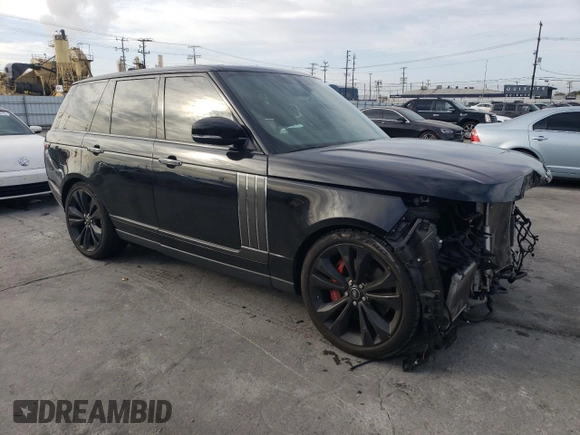 2020 Land Rover Range Rover SV Autobiography Dynamic with VIN SALGW2REXLA580744, listed as a Copart auction lot 49013945 with 47,176 mi miles and Salvage title. Bid and sale history available at DreamBid. Image 4.