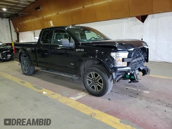 2017 Ford F-150 XL with VIN 1FTEX1EP3HFA17932, listed as a Copart auction lot 57824625 with 98,342 mi miles and Salvage title. Bid and sale history available at DreamBid. Image 13.