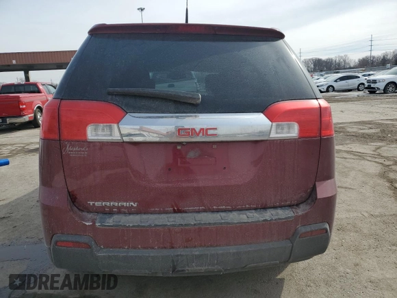 2012 GMC Terrain SLE-2 with VIN 2GKALSEK5C6392894, listed as a Copart auction lot 46086875 with 81,524 mi miles and Salvage Title. Bid and sale history available at carsss.com. Image 6.