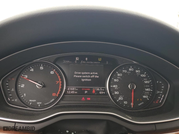 2021 Audi A4 Sedan Premium with VIN WAUABAF41MA025243, listed as a Copart auction lot 50995555 with 41,681 mi miles and Salvage Title. Bid and sale history available at carsss.com. Image 9.