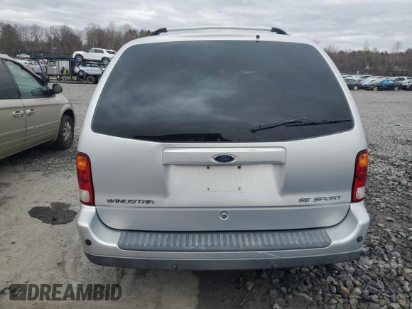 2001 Ford Windstar Sport Standard z VIN 2FMZA57441BB93808, wystawiony jako Copart lot #53501005 z przebiegiem 122 396 mil mil oraz Szkody całkowita. Historia ofert i sprzedaży dostępna na DreamBid. Obrazek 6.