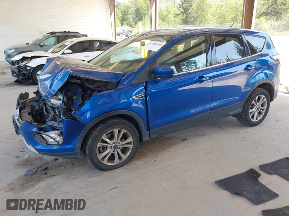 2017 Ford Escape SE with VIN 1FMCU0G9XHUC81634, listed as a IAAI auction lot 42180555 with 193,274 mi miles and . Bid and sale history available at DreamBid. Image 18.