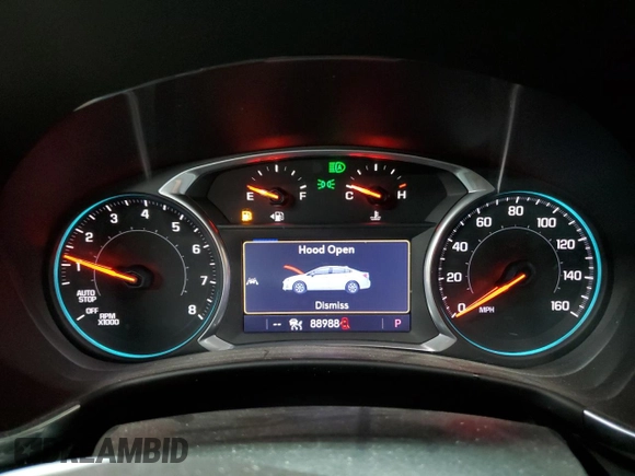 2020 Chevrolet Equinox Premier z VIN 2GNAXXEV9L6118712, wystawiony jako Copart lot #55355485 z przebiegiem 88 988 mil mil oraz Nie do naprawy • Non repairable. Historia ofert i sprzedaży dostępna na DreamBid. Obrazek 9.