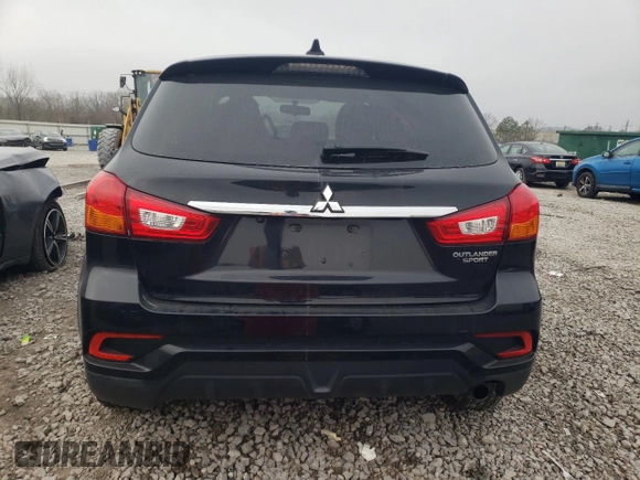 2019 Mitsubishi Outlander ES z VIN JA4AP3AU1KU001666, wystawiony jako Copart lot #43932725 z przebiegiem 83 406 mil mil oraz Szkoda całkowita • Salvage title. Historia ofert i sprzedaży dostępna na DreamBid. Obrazek 6.