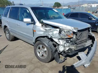 2008 Honda Pilot SE with VIN 5FNYF28318B022789, listed as a IAAI auction lot 41883657 with 129,059 mi miles and . Bid and sale history available at DreamBid. Image 1.