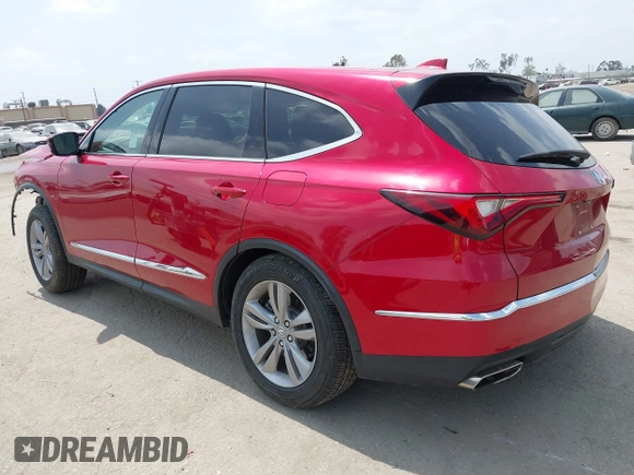 2023 Acura MDX with VIN 5J8YE1H31PL007235, listed as a IAAI auction lot 42111174 with 14,400 mi miles and . Bid and sale history available at DreamBid. Image 3.