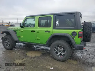 2019 Jeep Wrangler Unlimited Rubicon with VIN 1C4HJXFN8KW545049, listed as a Copart auction lot 41445415 with 57,744 mi miles and Salvage title. Bid and sale history available at DreamBid. Image 2.