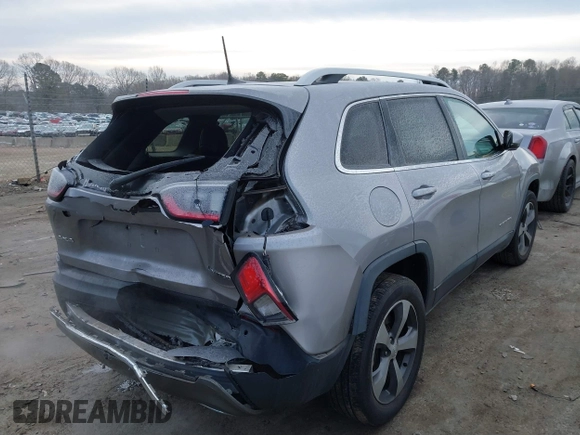 2019 Jeep Cherokee High Altitude with VIN 1C4PJMDX3KD423614, listed as a IAAI auction lot 41395694 with 64,494 mi miles and . Bid and sale history available at DreamBid. Image 4.