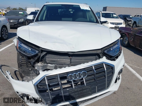 2023 Audi Q5 Premium Plus with VIN WA1BBAFY7P2167227, listed as a IAAI auction lot 42632124 with 17,065 mi miles and . Bid and sale history available at DreamBid. Image 10.