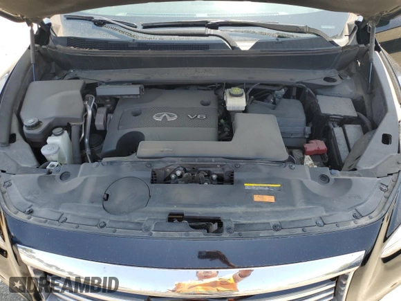 2014 Infiniti QX60 with VIN 5N1AL0MN5EC503803, listed as a Copart auction lot 59817765 with 106,968 mi miles and Salvage title. Bid and sale history available at DreamBid. Image 12.