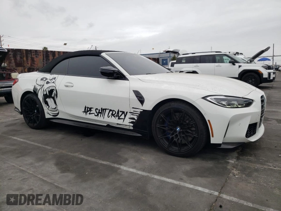 2024 BMW M4 Competition xDrive with VIN WBS33BA01RCP16148, listed as a Copart auction lot 47478585 with 11,532 mi miles and Salvage Title. Bid and sale history available at carsss.com. Image 4.