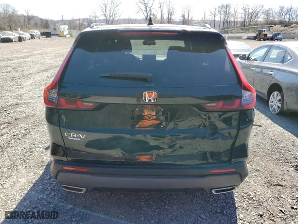 2024 Honda CR-V Hybrid Sport with VIN 2HKRS6H58RH802901, listed as a Copart auction lot 53759205 with 24,693 mi miles and Salvage Title. Bid and sale history available at carsss.com. Image 6.