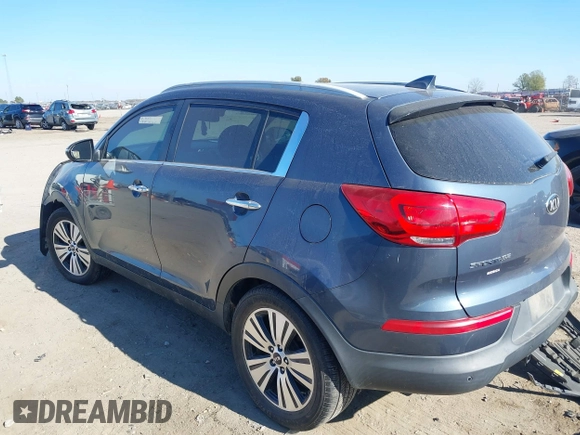2015 Kia Sportage EX with VIN KNDPC3AC4F7709546, listed as a IAAI auction lot 40968676 with 129,743 mi miles and . Bid and sale history available at DreamBid. Image 15.