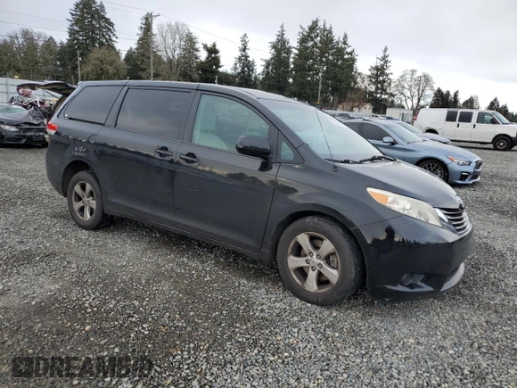 2012 Toyota Sienna with VIN 5TDKA3DC0CS014719, listed as a Copart auction lot 88358865 with 118,901 mi miles and Salvage Title. Bid and sale history available at DreamBid. Image 4.