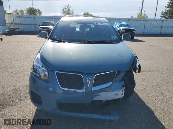 2009 Pontiac Vibe with VIN 5Y2SM67099Z444332, listed as a Copart auction lot 72254534 with 134,693 mi miles and Salvage Title. Bid and sale history available at carsss.com. Image 5.