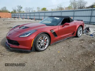 2015 Chevrolet Corvette Z06 3LZ z VIN 1G1YU3D67F5605998, wystawiony jako Copart lot #53999765 z przebiegiem 68 617 mil mil oraz Szkoda całkowita • Salvage title. Historia ofert i sprzedaży dostępna na DreamBid. Obrazek 1.