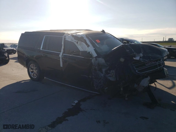 2017 GMC Yukon XL SLT with VIN 1GKS2GKC9HR386979, listed as a Copart auction lot 52770285 with 0 mi miles and Salvage Title. Bid and sale history available at carsss.com. Image 4.