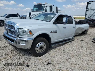 2015 Ram 3500 Laramie with VIN 3C63RRJL1FG625356, listed as a Copart auction lot 73058614 with 198,702 mi miles and Salvage Title. Bid and sale history available at carsss.com. Image 1.