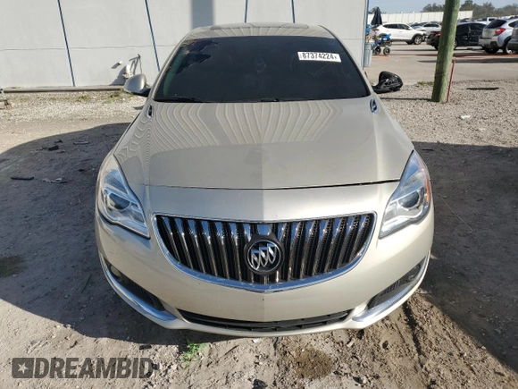 2015 Buick Regal with VIN 2G4GV5EK9F9156507, listed as a Copart auction lot 87374224 with 56,682 mi miles and Salvage title. Bid and sale history available at DreamBid. Image 5.