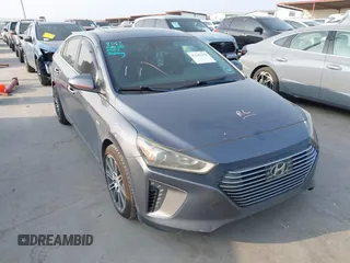 2017 Hyundai Ioniq Limited with VIN KMHC05LC6HU017501, listed as a IAAI auction lot 42289618 with 160,436 mi miles and . Bid and sale history available at DreamBid. Image 1.