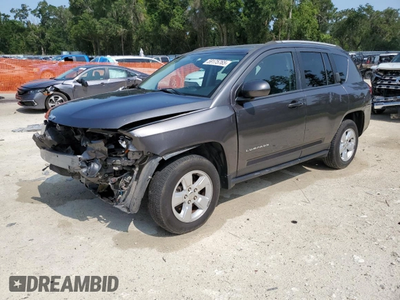 2017 Jeep Compass High Altitude with VIN 1C4NJCEB1HD162898, listed as a Copart auction lot 59175765 with 158,708 mi miles and Salvage title. Bid and sale history available at DreamBid. Image 1.