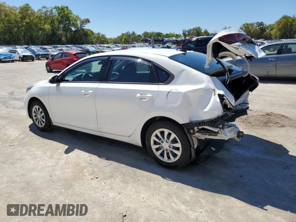 2022 Kia Forte LXS with VIN 3KPF24AD1NE497703, listed as a Copart auction lot 50164825 with 16,726 mi miles and Non Repairable. Bid and sale history available at carsss.com. Image 2.