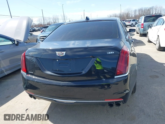 2018 Cadillac CT6 Luxury AWD with VIN 1G6KD5RS2JU153927, listed as a IAAI auction lot 41812028 with 91,364 mi miles. Bid and sale history available at carsss.com. Image 16.