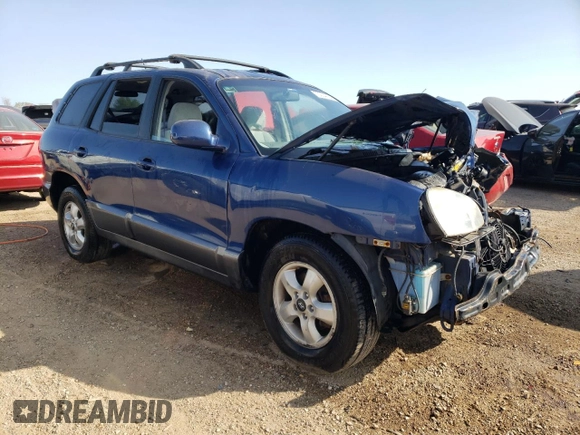 2006 Hyundai Santa Fe GLS with VIN KM8SC73D36U101439, listed as a Copart auction lot 70234054 with 0 mi miles and Salvage Title. Bid and sale history available at carsss.com. Image 4.
