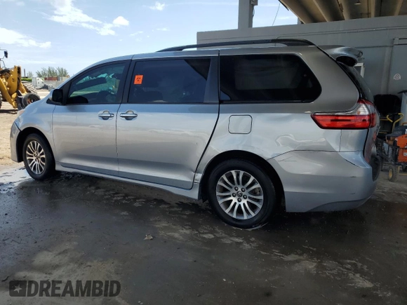 2018 Toyota Sienna XLE Auto Access Seat with VIN 5TDYZ3DC9JS916091, listed as a Copart auction lot 57576615 with 90,967 mi miles and Salvage title. Bid and sale history available at DreamBid. Image 2.