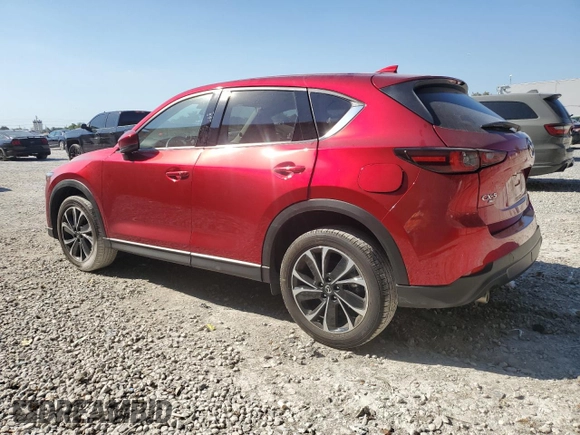 2023 Mazda CX-5 2.5 S Premium Package with VIN JM3KFBDM0P0268693, listed as a Copart auction lot 48828625 with 13,346 mi miles and Salvage Title. Bid and sale history available at carsss.com. Image 2.