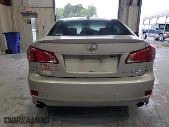 2012 Lexus IS 250 with VIN JTHCF5C29C5053856, listed as a Copart auction lot 55823865 with 187,467 mi miles and Clean Title. Bid and sale history available at DreamBid. Image 6.